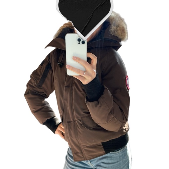 Women’s Canada Goose Chilliwack Bomber Heritage - Brown - Picture 8 of 8